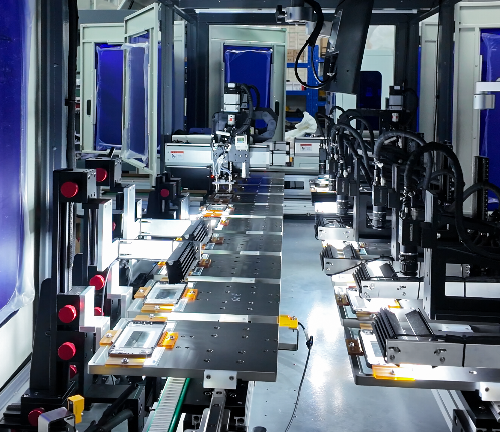 Automated vision inspection line for phone frames