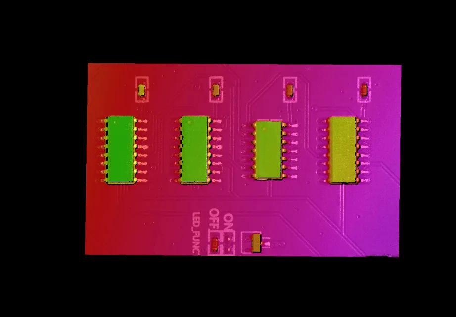 3D point cloud for IC component-height inspection