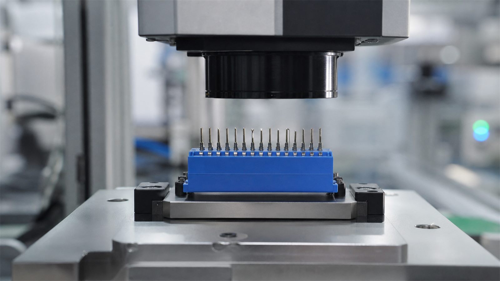 Connector pin-height and coplanarity inspection