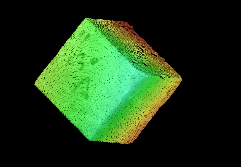 Cement Brick 3D Inspectionpoint-cloud image