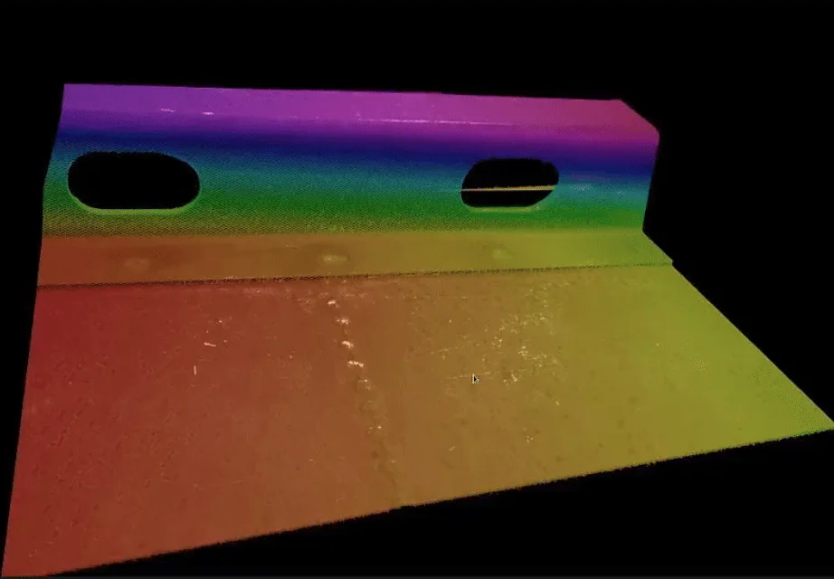 Steel Plate Cutting Inspectionpoint-cloud image