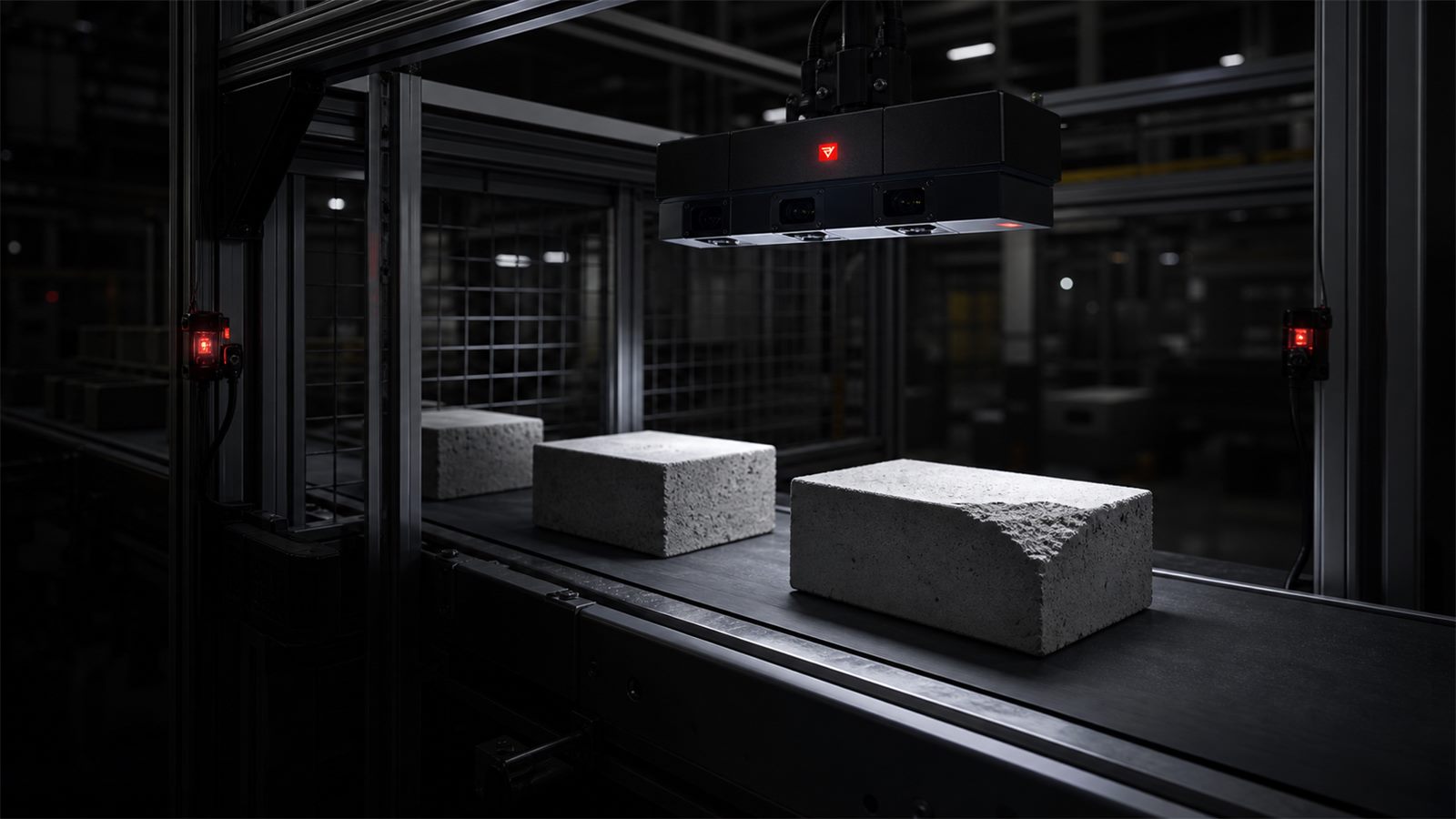 Cement Brick 3D Inspectionreal operation site